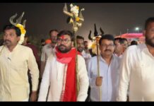 सांसद विवेक बंटी साहू के पदयात्रा का छिन्दवाड़ा से लेकर श्री रामेश्वर धाम सिहोरामाल तक हुआ भव्य स्वागत