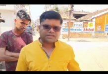 लक्ष्मी कन्स्ट्रक्शन कंपनी के काम से पूरा शहर परेशान। कंपनी द्वारा खोदे गए गड्ढे में पार्षद संदीप सिंह चौहान ने लगाया पौधा