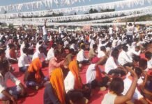 बजरंगदल का त्रिशूल दीक्षा कार्यक्रम विशाल धर्मसभा और शौर्य यात्रा के साथ संपन्न हुआ