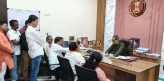 भाजपा प्रतिनिधिमंडल ने कलेक्टर से की मुलाकात, कम वर्षा से प्रभावित किसानों को उचित मुआवजा दिलाने की मांग
